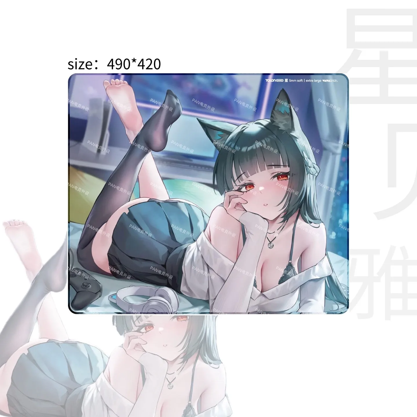 PAN Esports Star Glass Gaming Mousepad FPS Both Speed And Smooth Mouse Pad For VALORANT TTK CSGO PC Accessories For Gifts