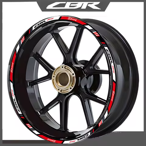 For Honda CBR Wheel Stickers Motorcycle Accessories RR F4i 1000RR 600RR CBR650R CBR500R CBR250R 650R 650F 500R 400R 250R 954 600