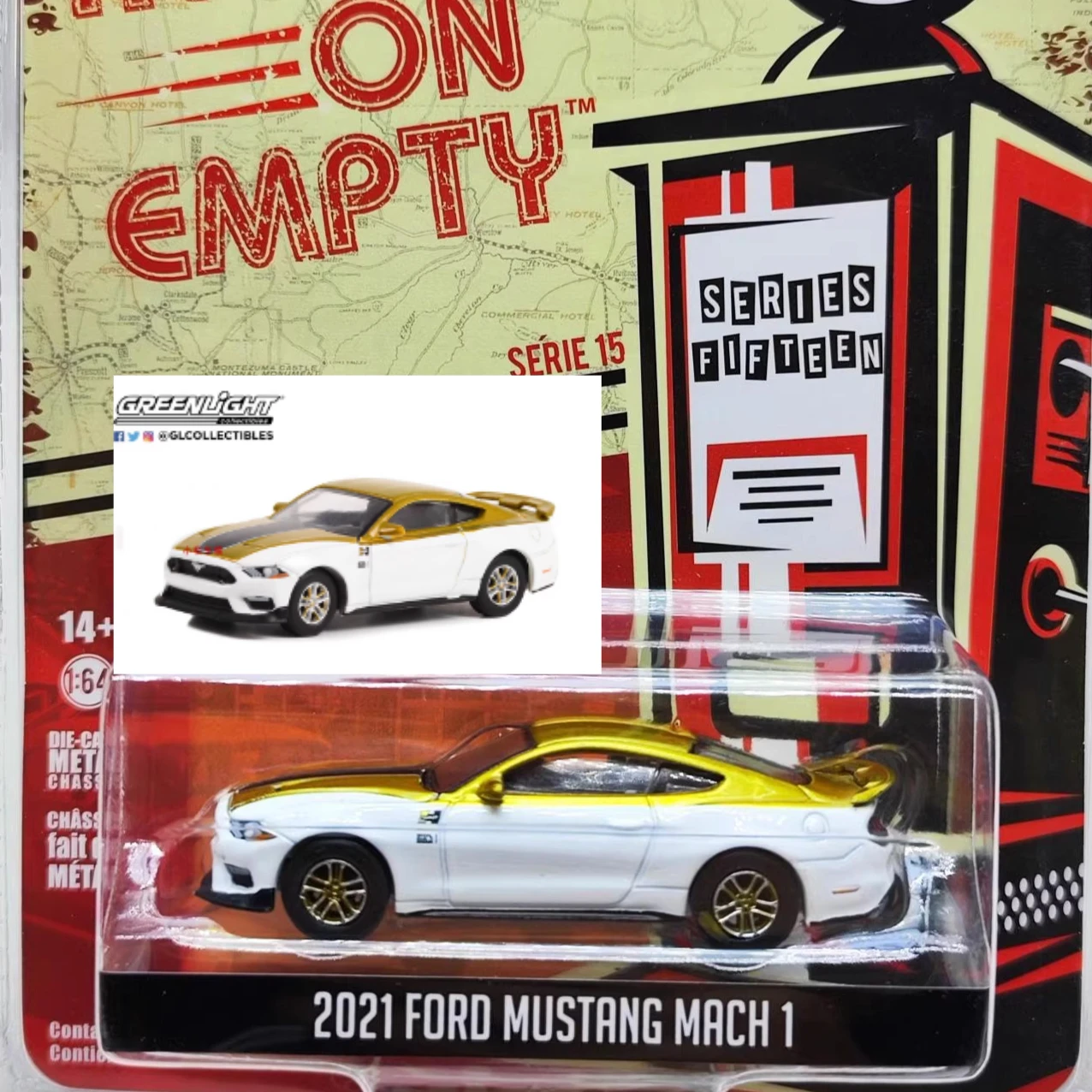

GreenLight 1:64 2021 Mustang Mach 1 - Коллекция игрушек Hurst Performance, подарочная модель, настенная подвеска