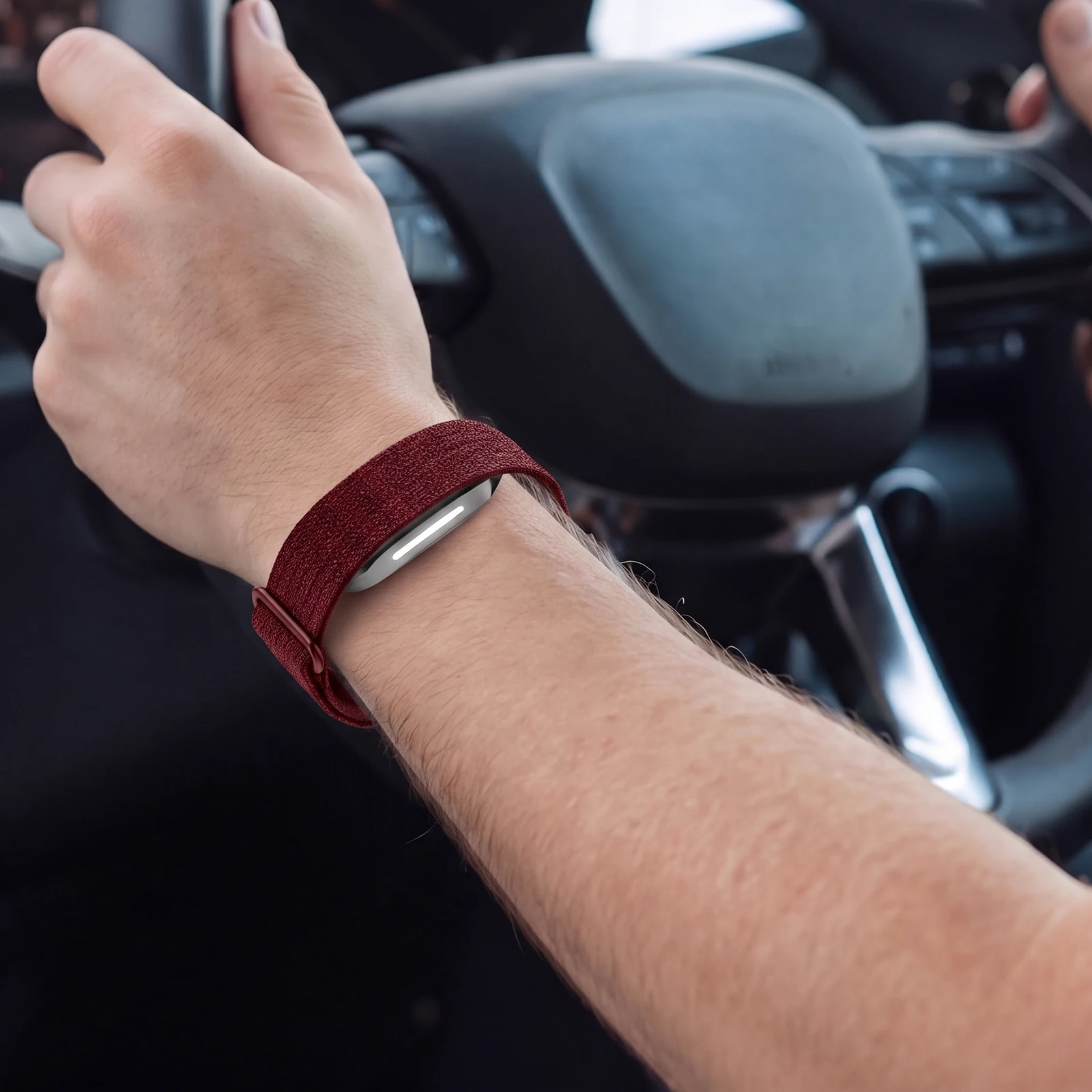 Multiple Color Woven Nylon Sport Band for Hume Band 2.0 Adjustable Slide Buckle Breathable Wristband