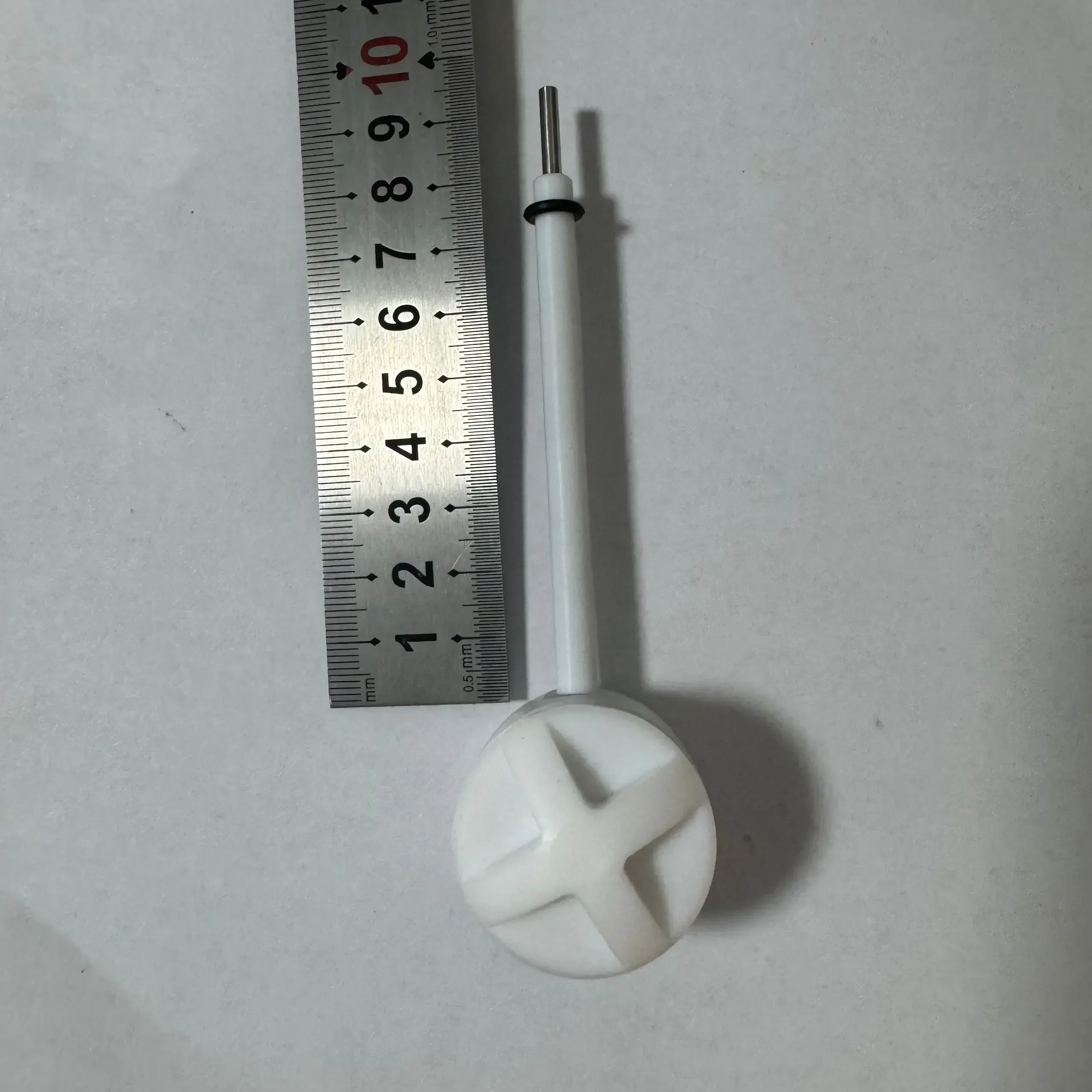 SF210 PTFE Electrode Clip, Replaceable Sample Holder 6mm Rod Working Area 1cm² for Electrochemical Lab