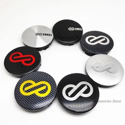 4pcs 56mm 53mm Enkei Racing Wheel Center Cap Hubcaps Car Styling Rims Replacement Hub Cover Emblem Badge Auto Accessories