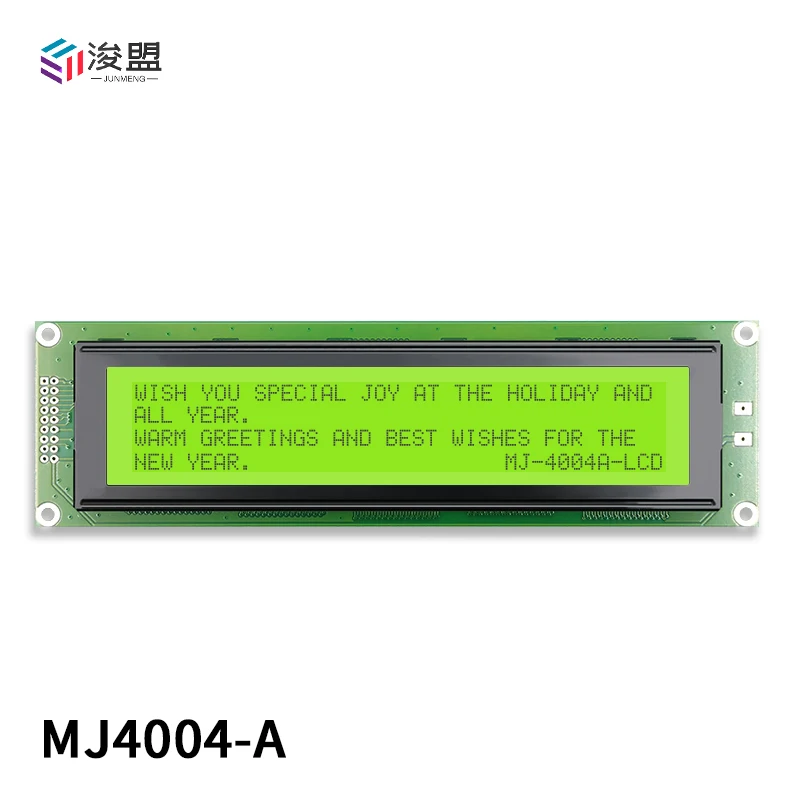 Cob Large 40x4 Character 18 Pin 8 Bit Parallel 5.0v Yellow Green Display Display Module 4004 16x2 Panel Lcd Screen