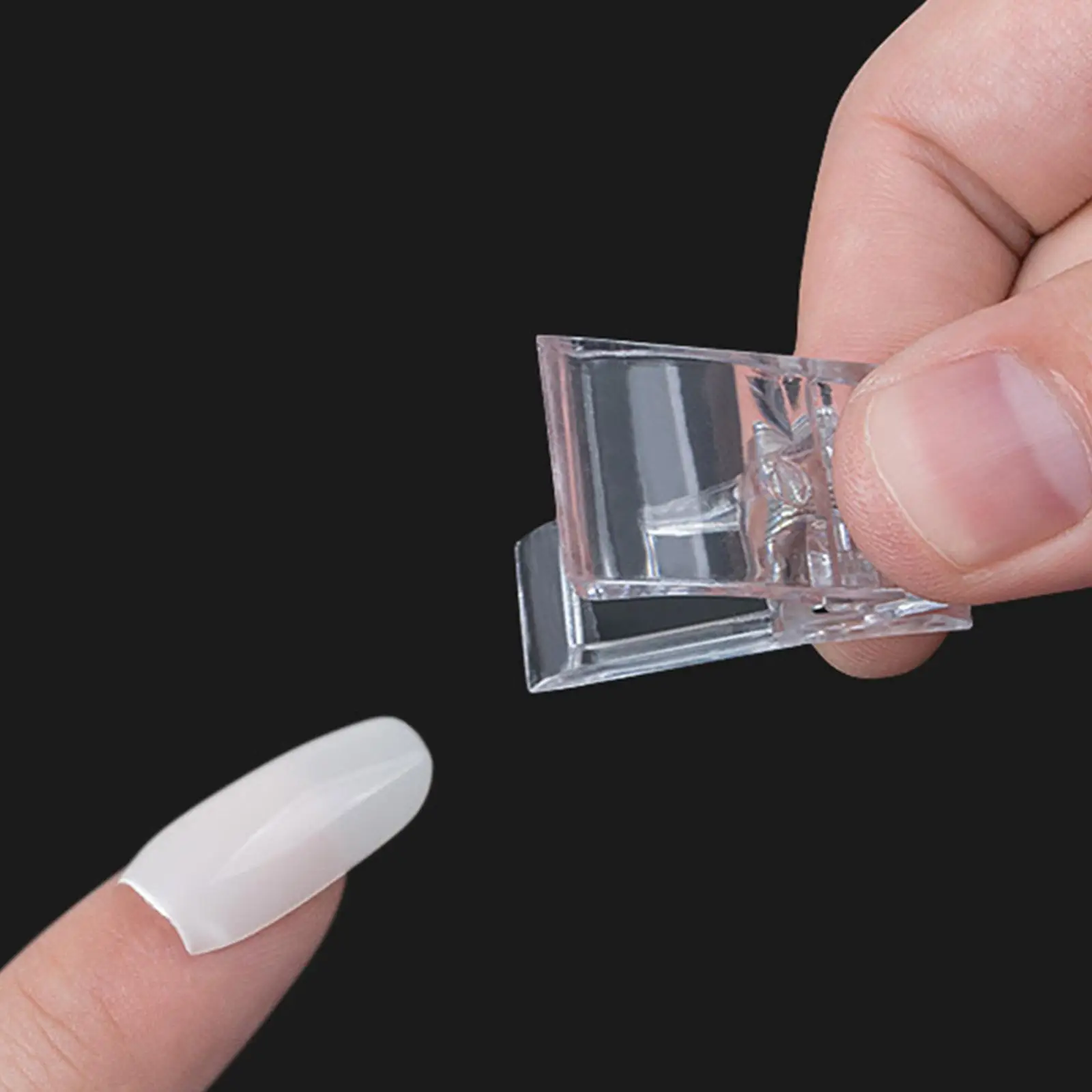 مشبك أطراف أظافر شفاف نقع قبالة جل بناء أدوات الأظافر ملحقات مانيكير للمنزل واستوديو تصميم الأظافر