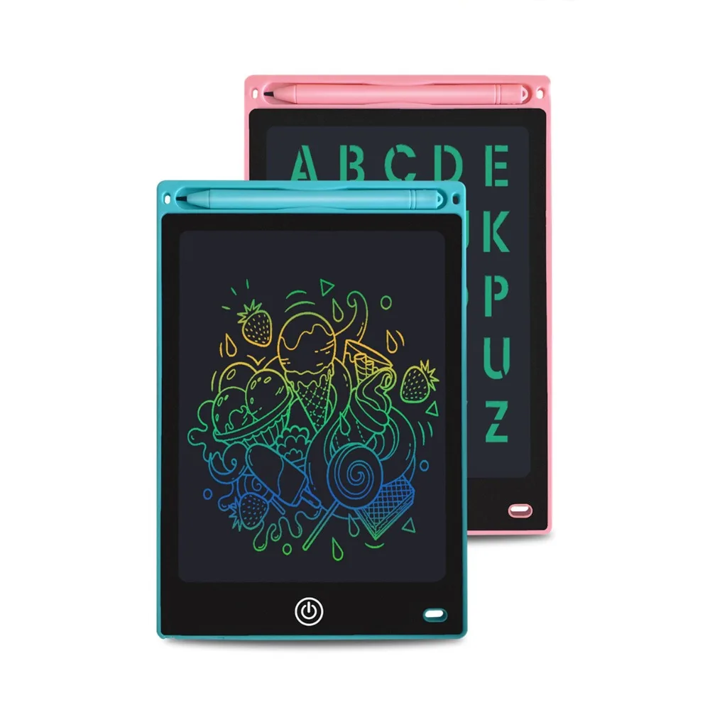 อิเล็กทรอนิกส์ LCD กระดานเขียนของเล่นเด็ก Graffiti หน้าจอสีสันสดใสกระดานข้อความของขวัญ