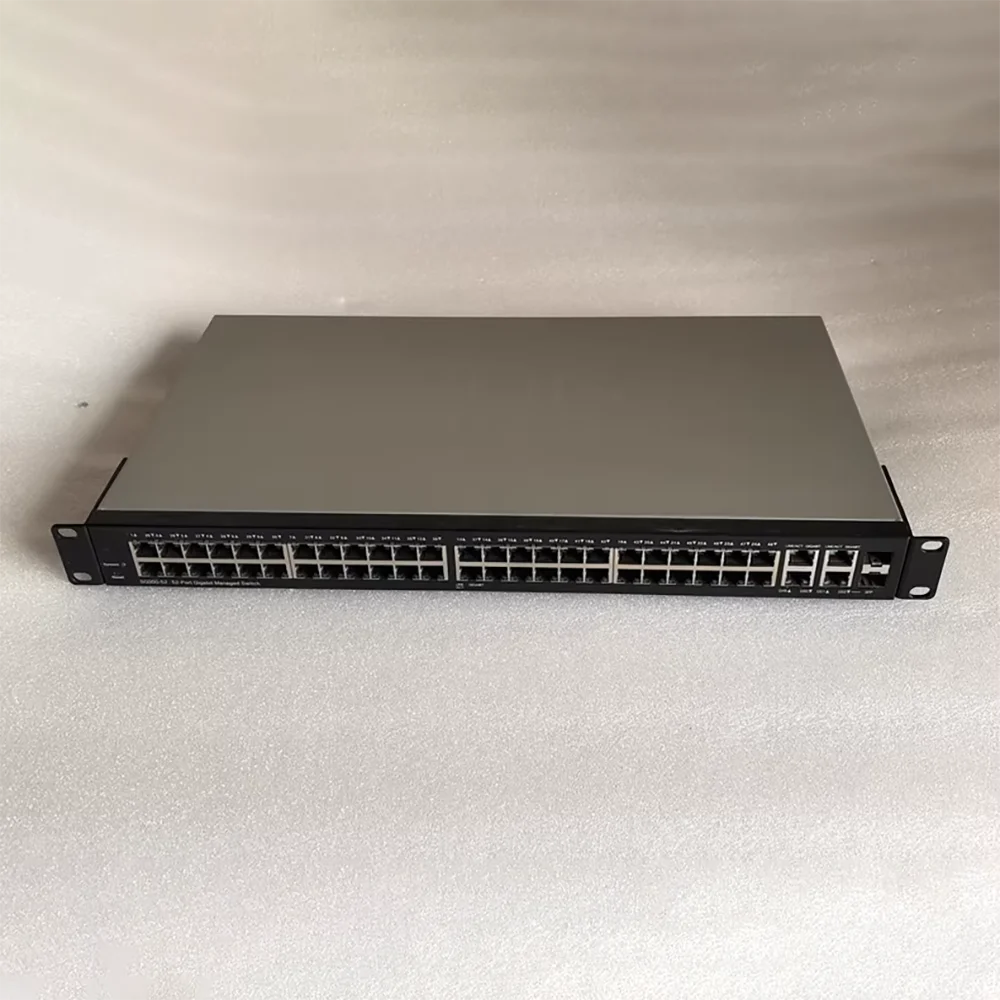 

Трехслойный гигабитный коммутатор, 52-портовый электрический порт, гигабитный + 2-портовый гигабитный оптический мультиплексорный порт SFP SG300-52