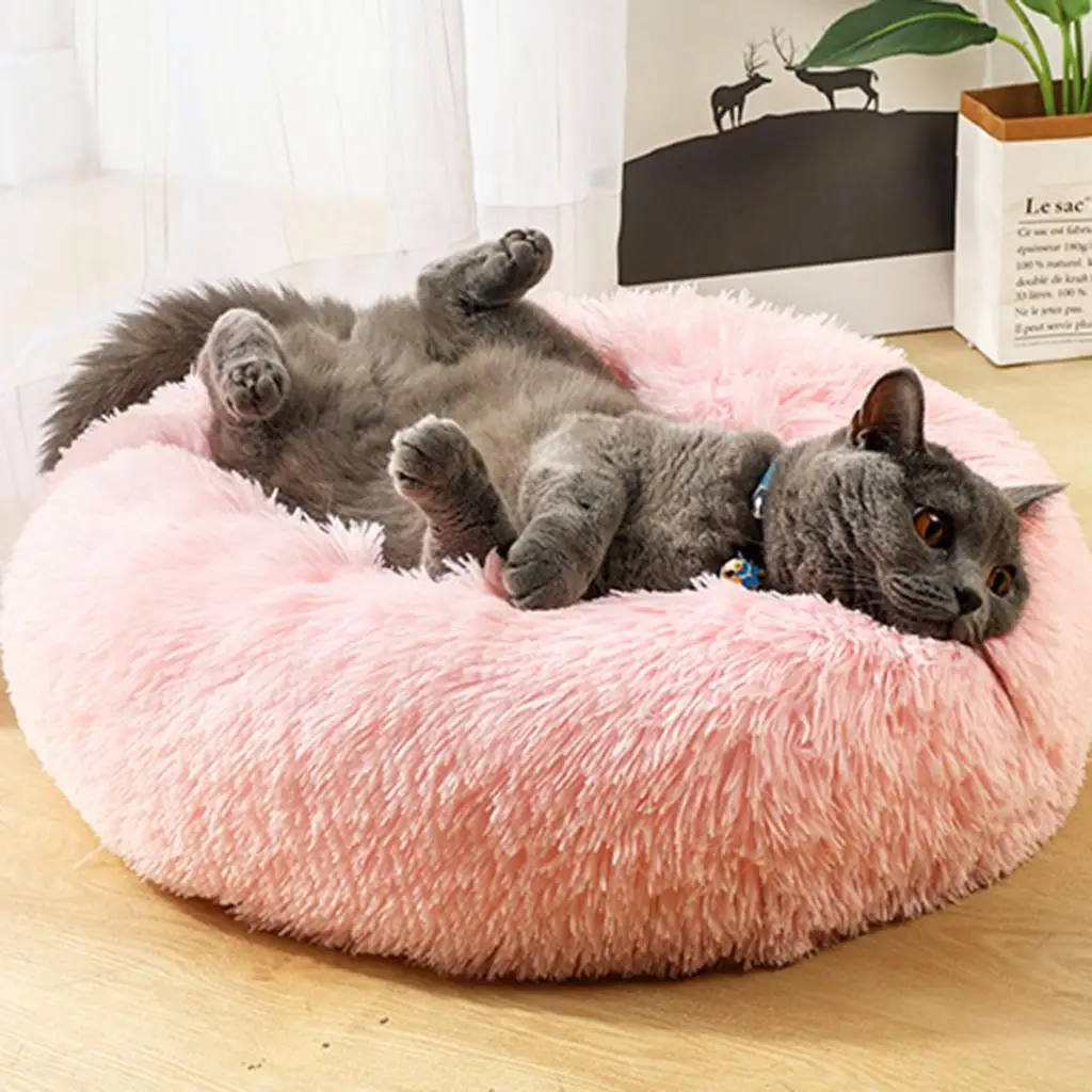 Dog bed Cat bed Pillow Autumn Winter Sleeping inside Cozy kennel