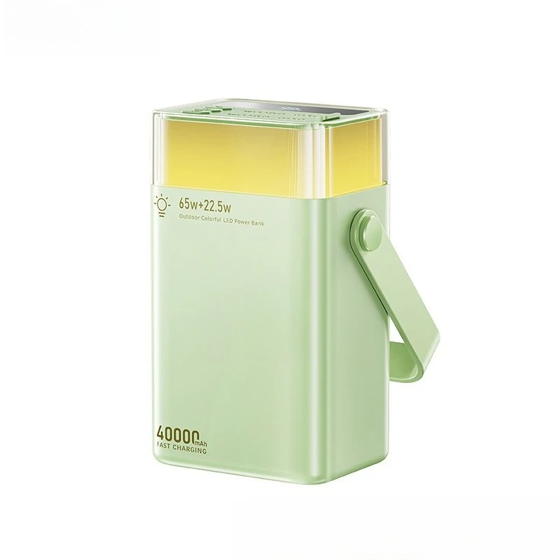 New 40000mAh High - Capacity Outdoor Power Bank with LED Ambient Light 65W Fast - Charging Power Bank