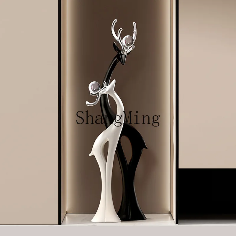 

FG light luxury living room TV cabinet Fulu double full large floor ornament entrance jewelry high-end housewarming gift