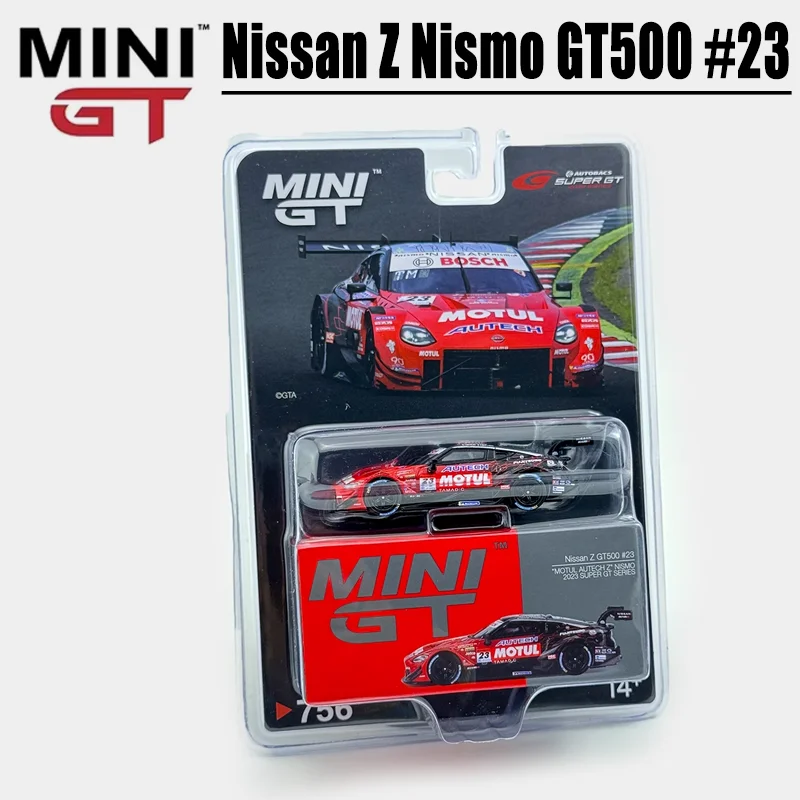 MINIGT Scale 1/64 Nissan Z Nismo GT500 #23 Alloy Toy Diecast Metal Model Gift