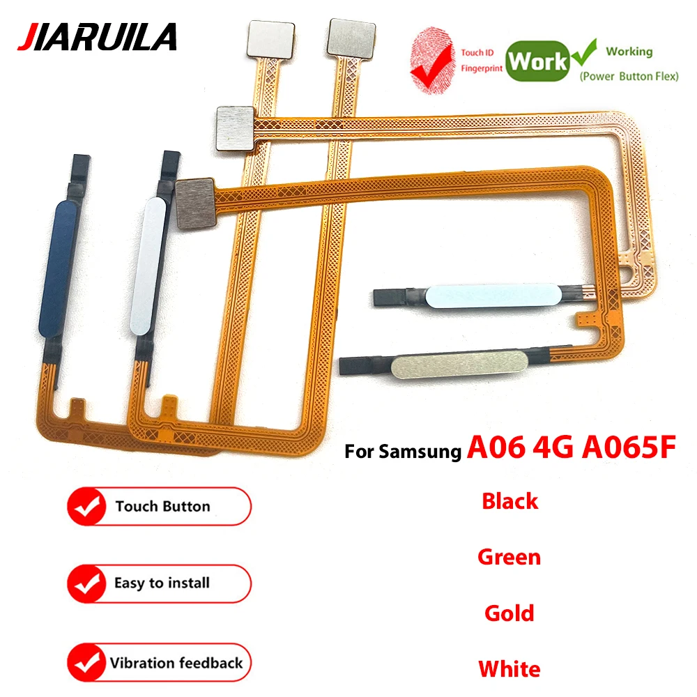 

Home Side Power Button Touch ID fingerprint Finger Sensor Scanner Flex Cable For Samsung A16 4G A07 A17 4G A175F
