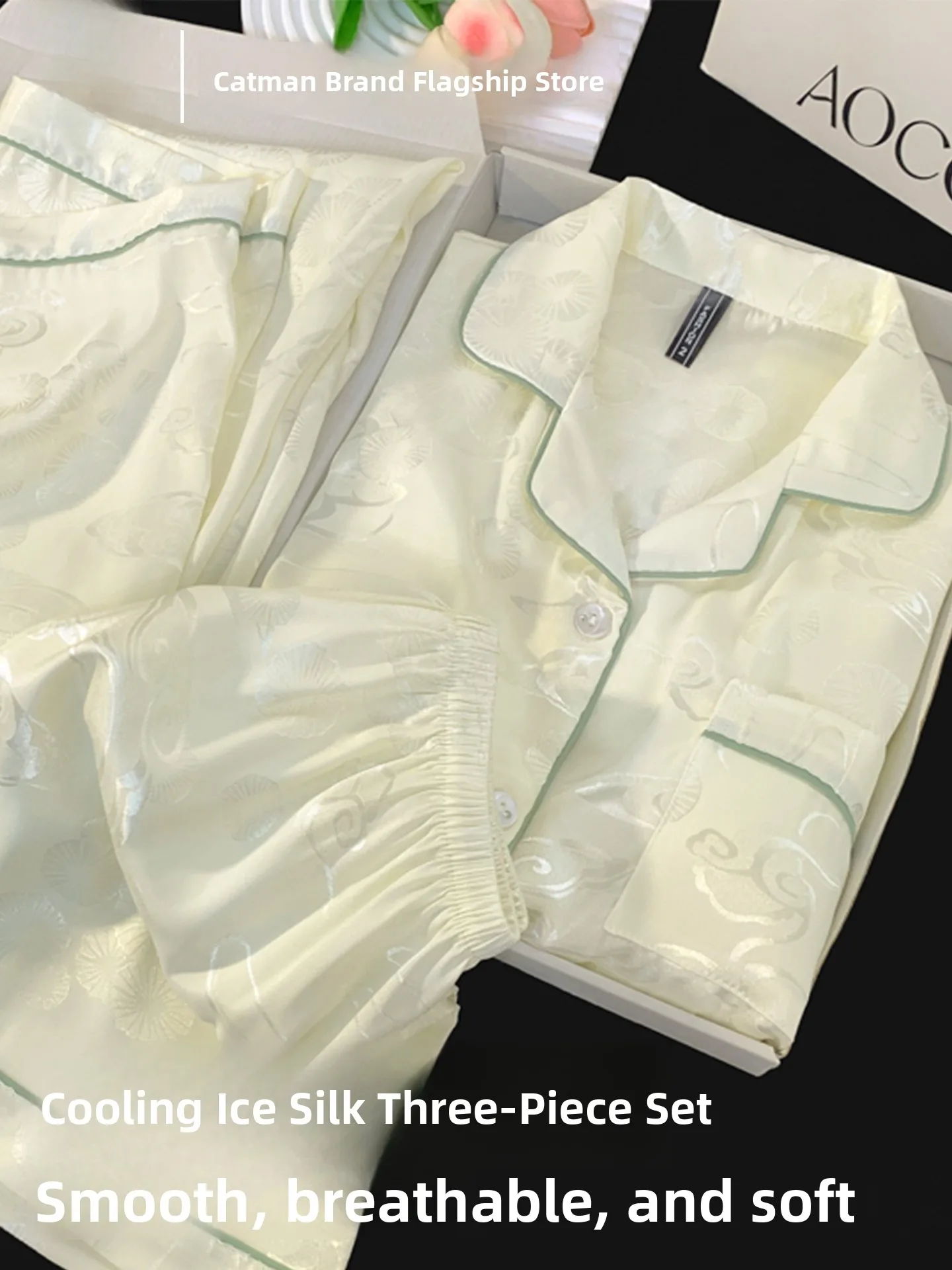 ice-silk-sleepwear-women's-summer-short-sleeve-three-piece-set-2026-new-advanced-sensation-outdoor-wearable-home-clothes