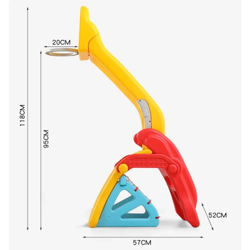 Wholesale Multi-Function Household Indoor Kids Playground Mini Plastic Slide Equipment Foldable Child Slide