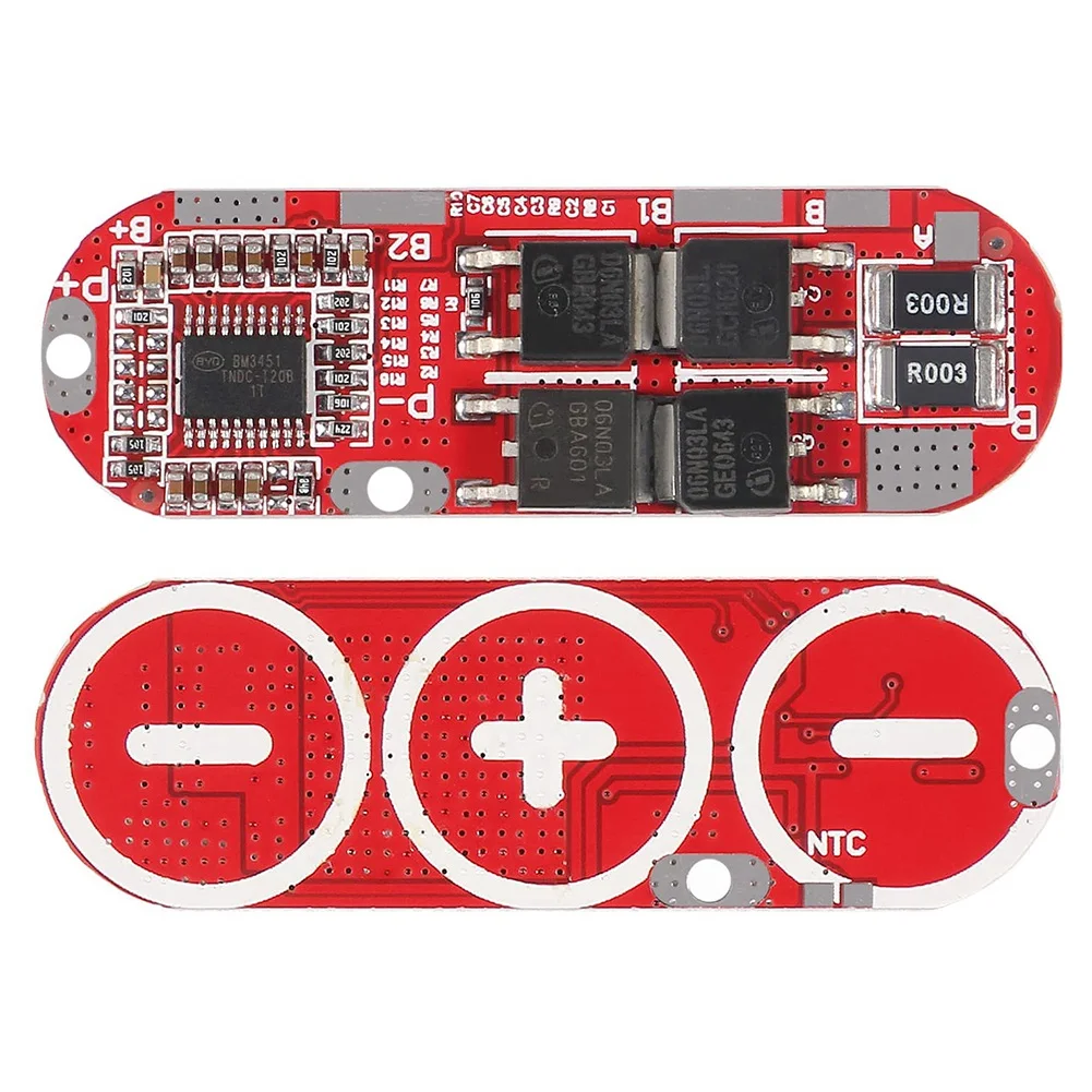 Li-Ion Lithium Battery Protection Board, BMS 5S, 21V, 18650, PCM Polímero, Lipo Cell Circuit, Carregamento Módulo Board, 5pcs