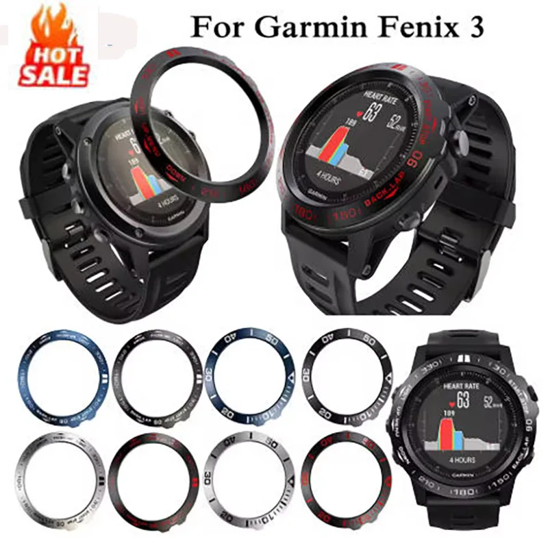 

Для Garmin Fenix 3/3 HR стиль спортивный ремешок для умных часов защитные аксессуары замена металлический круг из нержавеющей стали безель кольцо