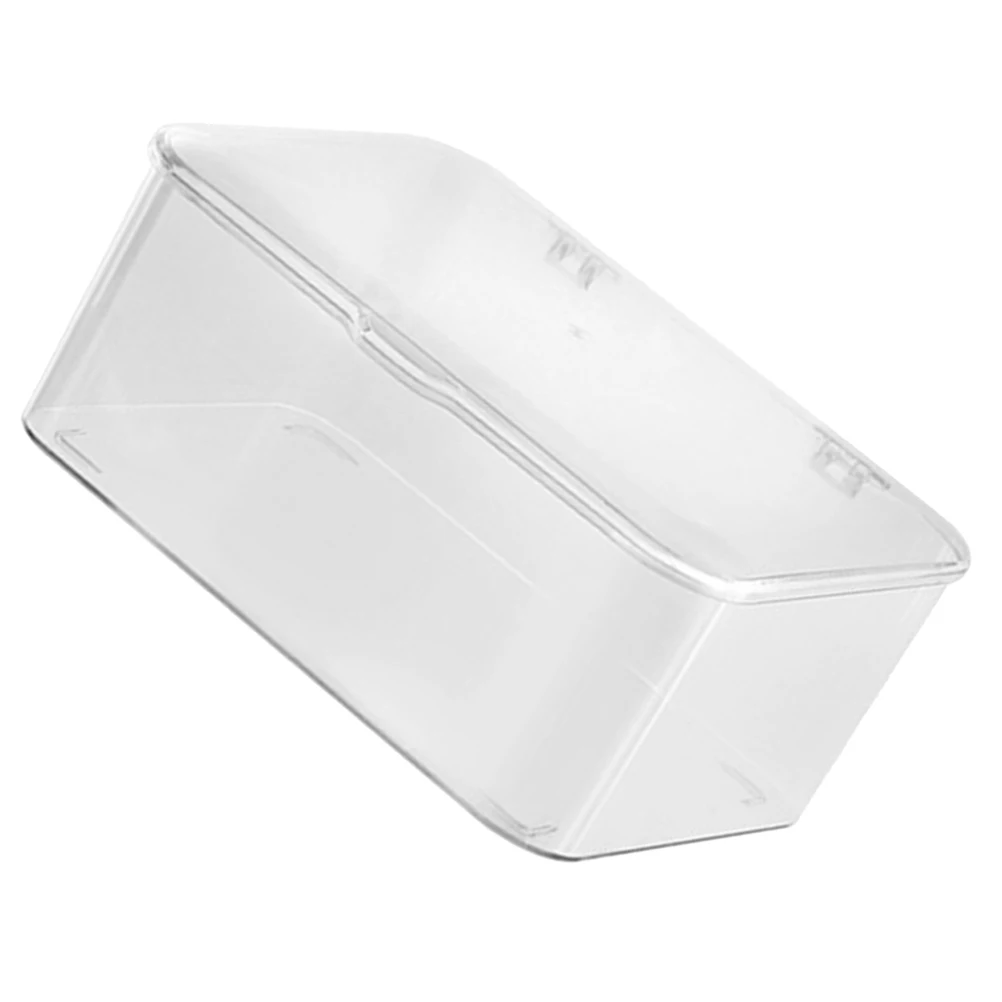

Flip Lid Storage Box Desktop Organizer Plastic School Container Boxes Accessories Home Office Jewery Case Multi Functional