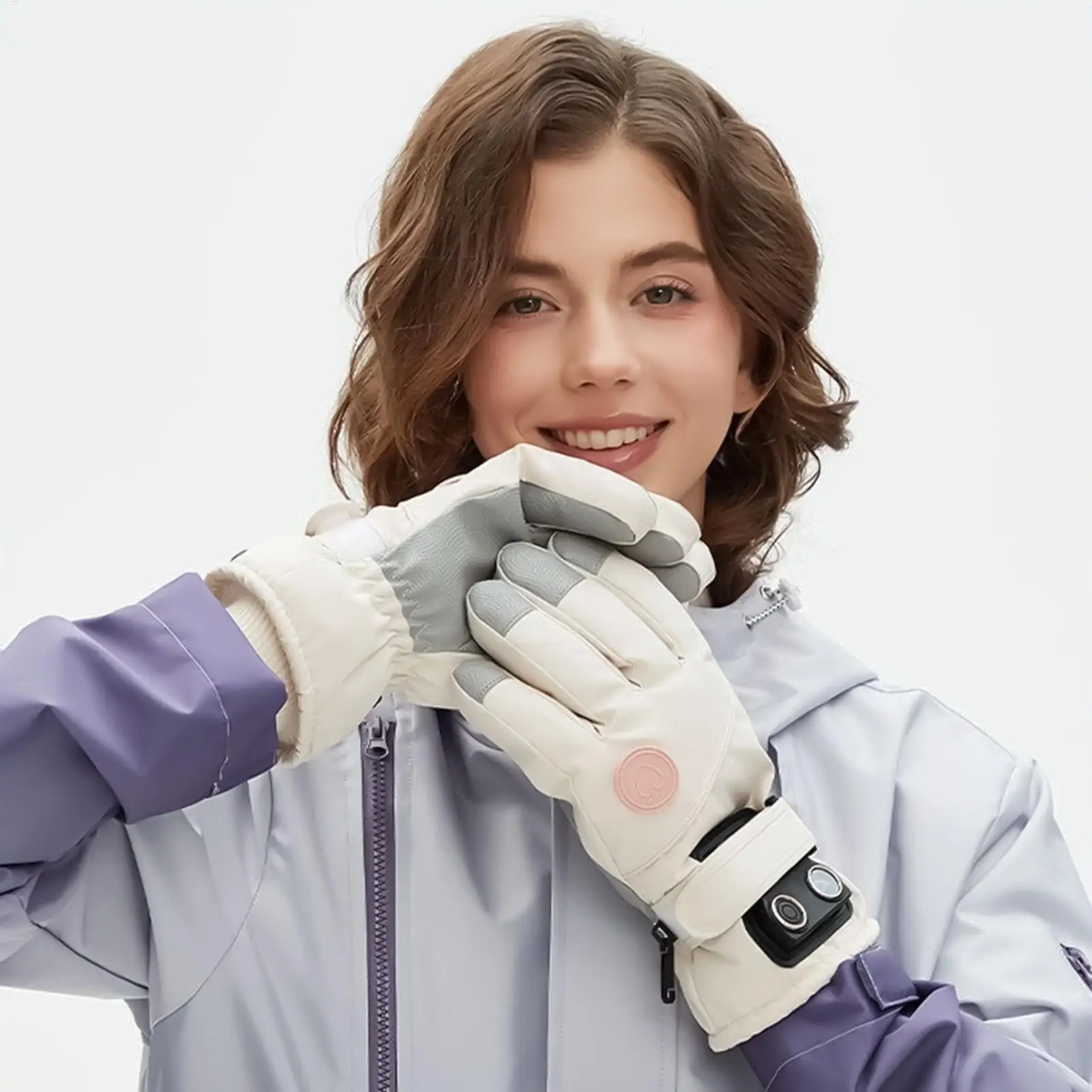 

Heated Gloves For Women 3 Levels Touchscreen Rechargeable Electric Hand Warmers Heated Work Gloves For Cycling Motorcycling