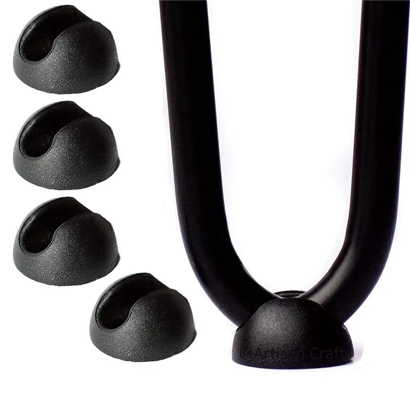 

ABGE-20 PCS Hairpin Leg Protector Feet Metal Coffee Table Leg Feet For 10-12Mm Hairpin Table Legs DIY Furniture Supplies