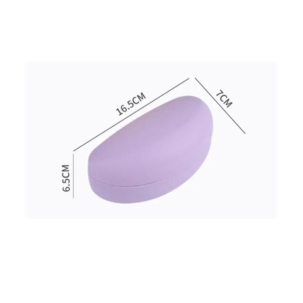 Color Leather Sunglasses Glasses Case New Style Men and Women Sunglasses Case Glasses Case Compression Fashion Iron Box view 5