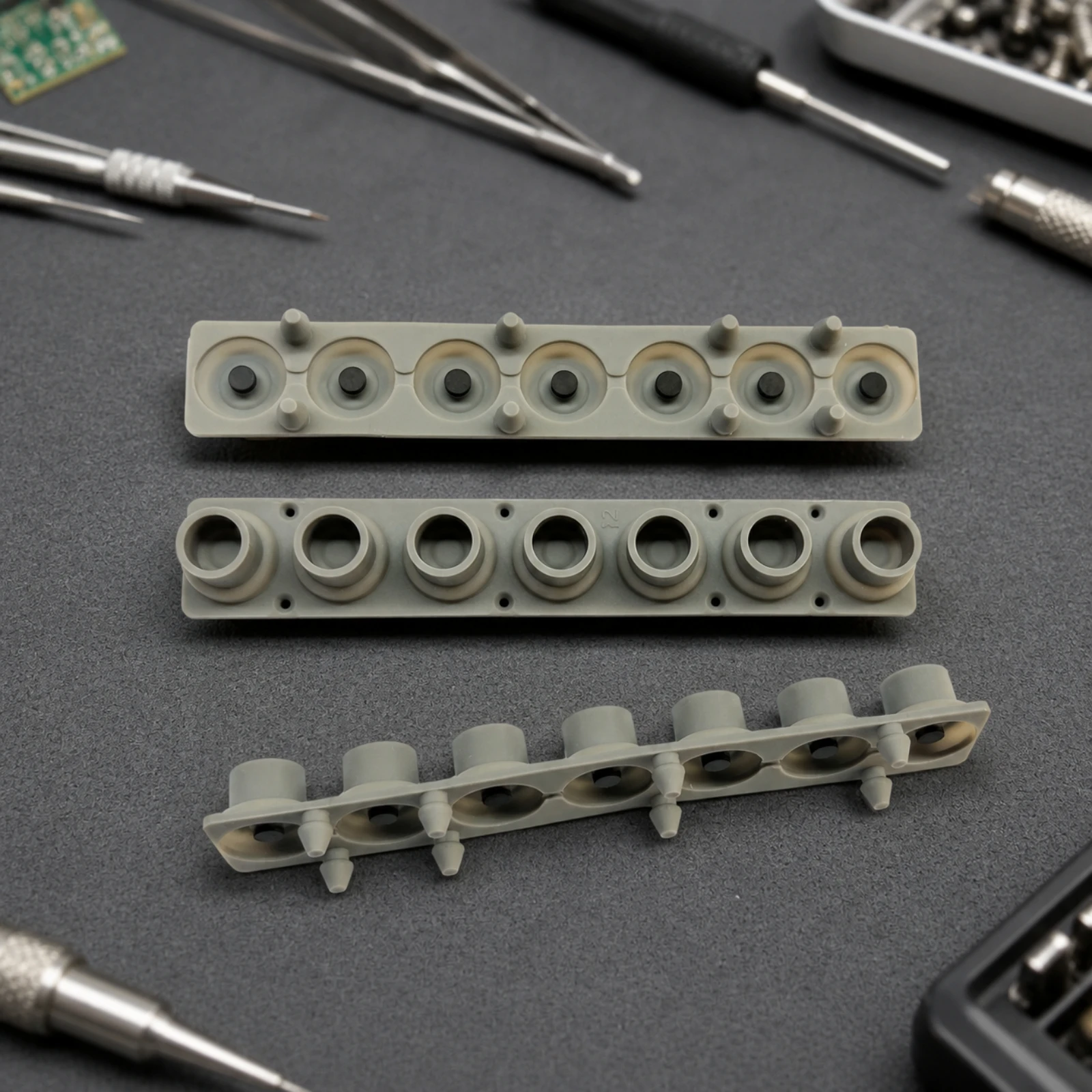 Korg Poly-800 Replacement Contact Strip Strip Flexible Silicone Rubber Conductive Contact Strip Strip Wear-Resistant