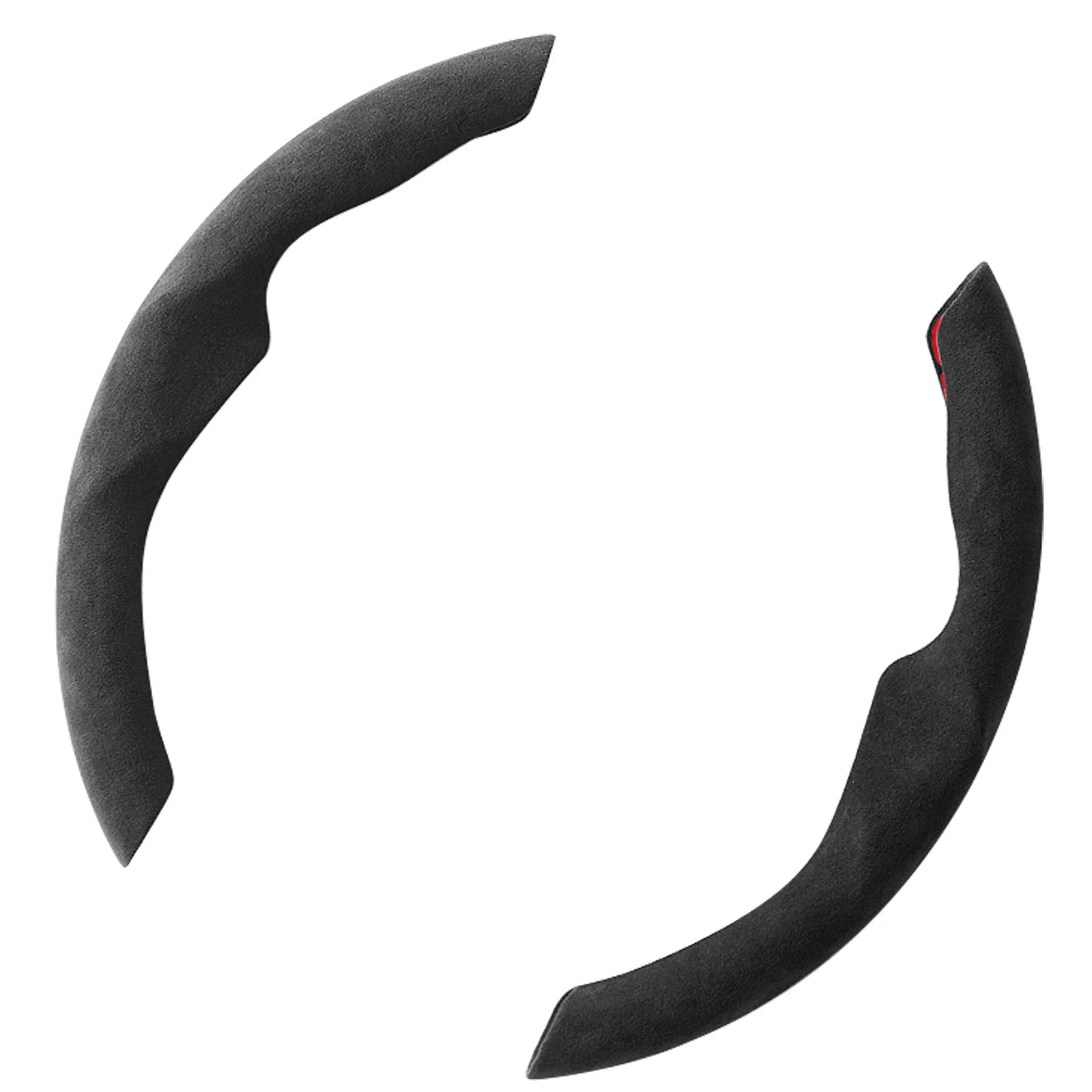 For Tesla Model 3 Y Comfortable Car Interior Decoration Accessories Suede Car Steering Wheel Cover Modification