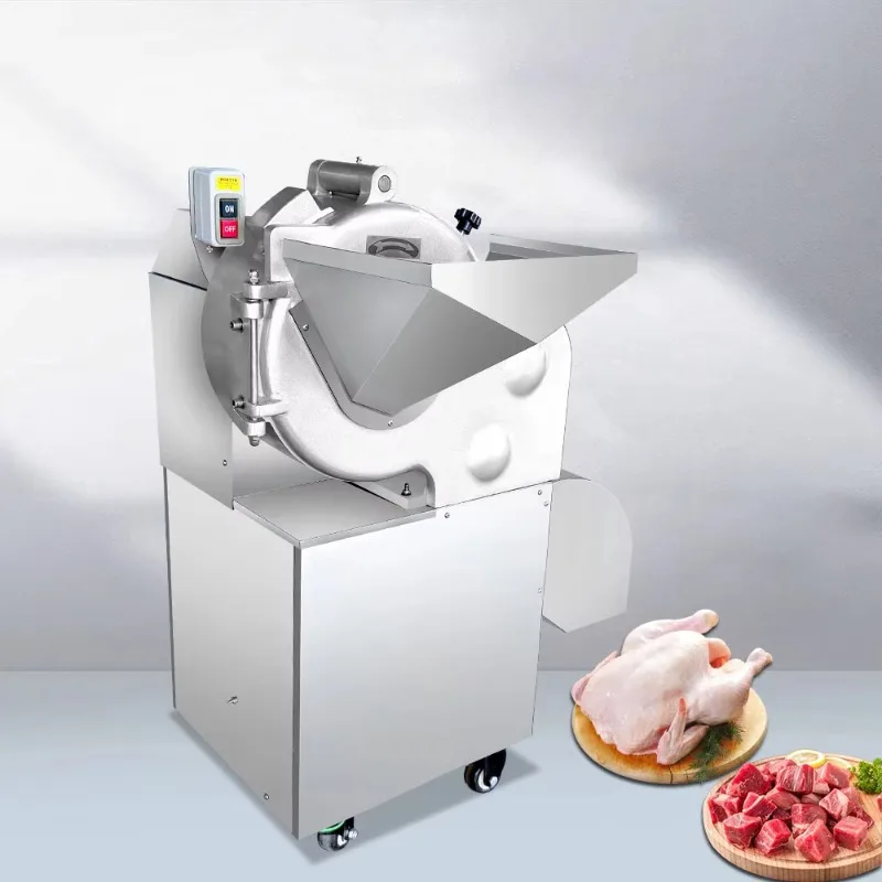 XIBAO Commercial Stainless Steel Electric Automatic 3D Meat Slicer 220V Frozen Beef Pork Cubes Processing Machinery 3000KG/h 2