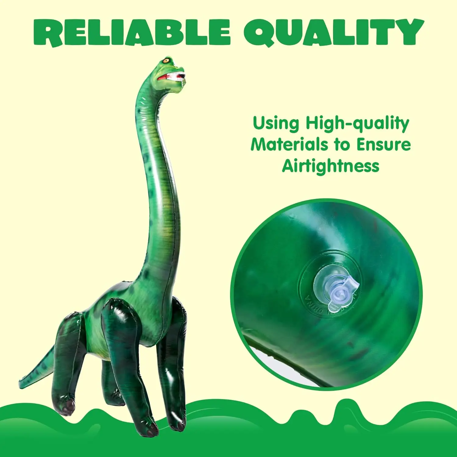 JOYFY 51 "Brachiosaurus Opblaasbare Dinosaurus Speelgoed Feestdecoraties voor Kinderen en Volwassenen Verjaardagsfeestje Chirstmas Gift