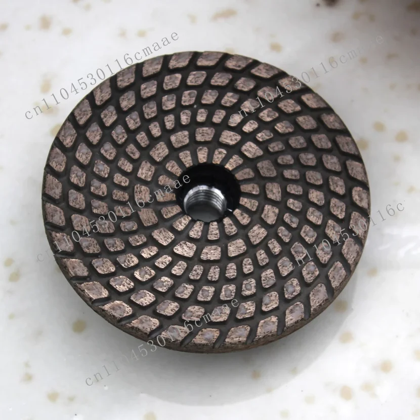 4 Rubber Base Diamond Granite Stone Grinding Cup Roulette