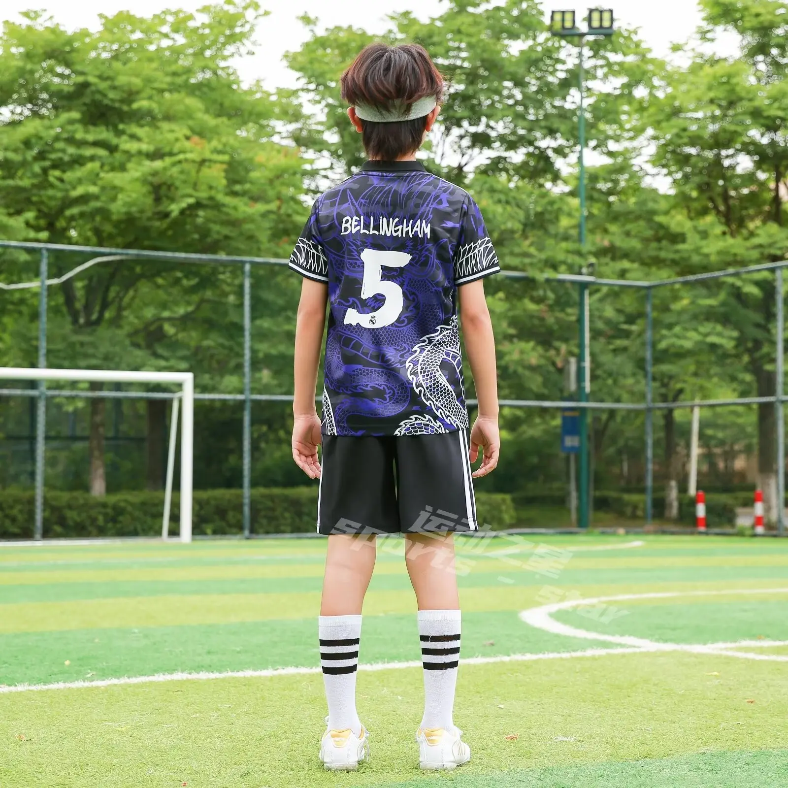 Children\'s sports suit boy girl Ronaldos  Fans shirt Training wear games rugby Football Shirt   Kids Child Sets Kit uniform