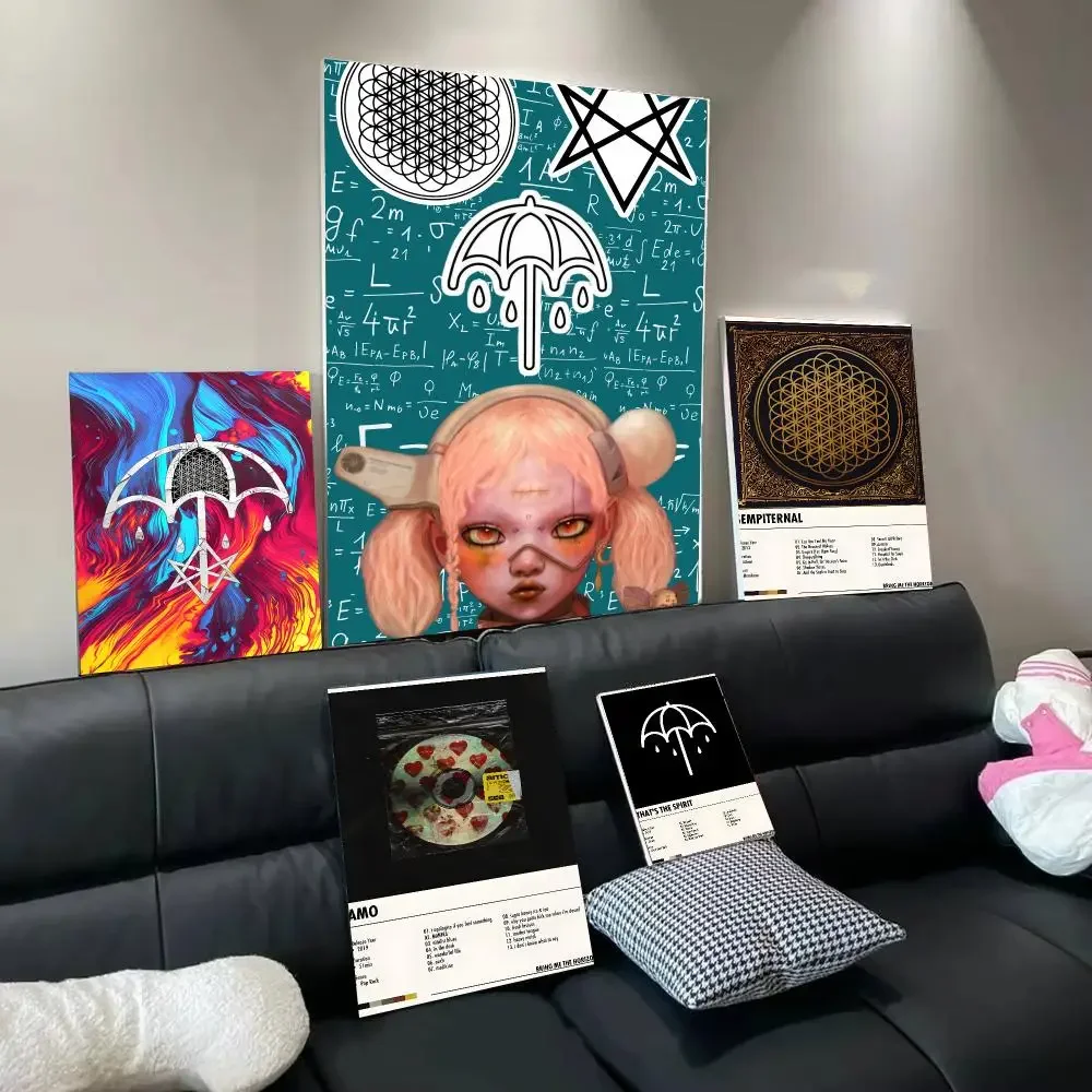 Rock B-Bring Me The Horizon Poster Wall Art Poster Print Decorative Artwork for Bedroom Living Room Office Home Decoration