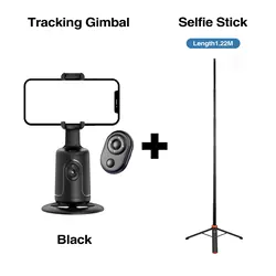 Auto Face Tracking Phone Selfie Stick Smart 360Rotation Holder Ai Follow-Up Video Vlog Live Gimbal Stabilizer Tripod for Mobile