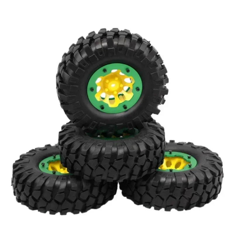 1.9 "Pneumatici 108mm Ruota 12mm Mozzo Esagonale Per SCX10 RC Telecontrol Modello Auto Arrampicata Pneumatico Simulato Ghiaia Pneumatico di Alta Qualità