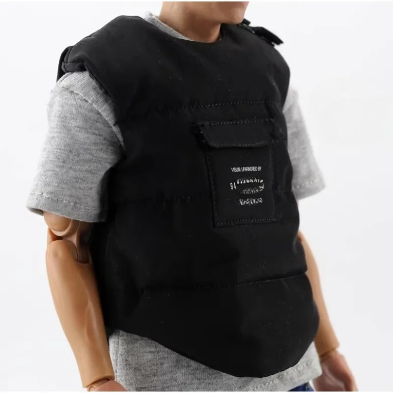 

1/6 Scale Navy Army Armor Tactical Vest Toy Chest Hanging Bulletproof Vest Model for 12" Male Soldier Action Figure Body