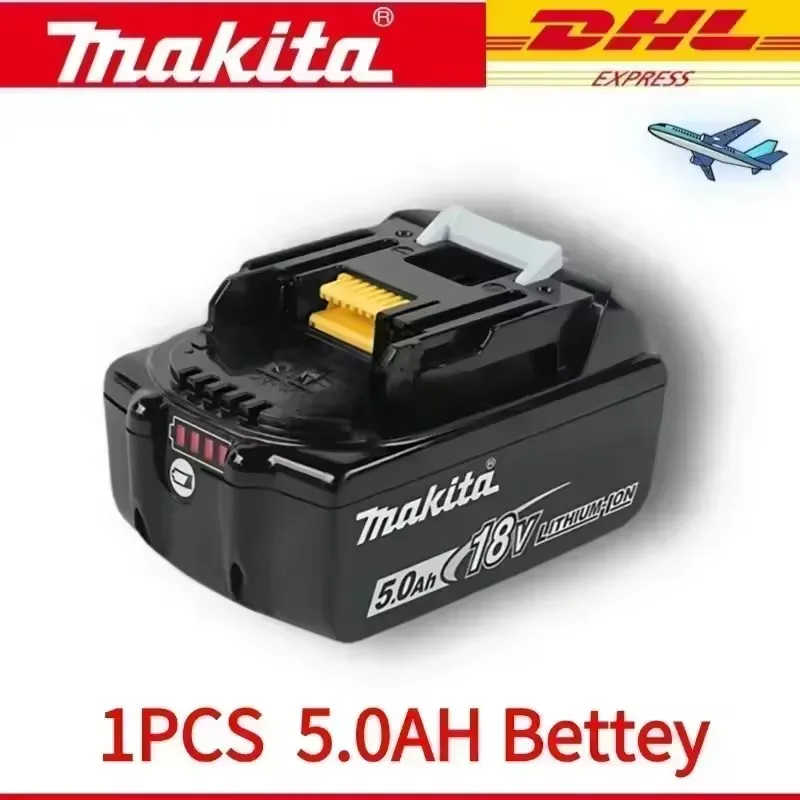 

Original Makita 5Ah battery BL1860B, BL1850B, BL1840, BL1830 screwdriver battery and charger 18v replacement power tool battery