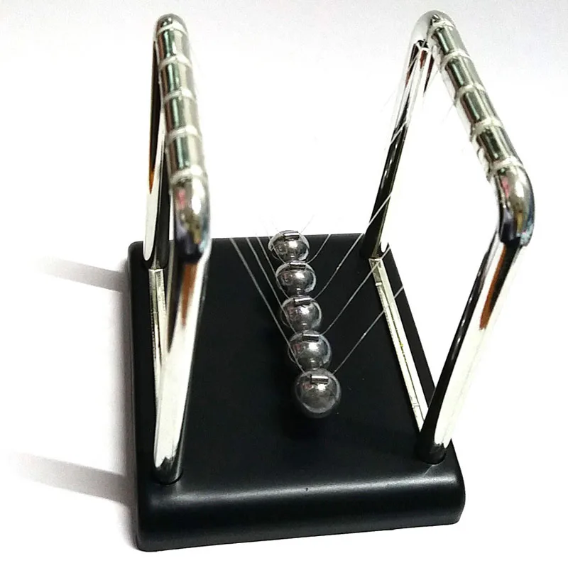 Newton's Cradle Swinging Balls Balance Pendulum Science Physics Desk Toys And Stress Relief Gadgets Educational Gifts For Kids