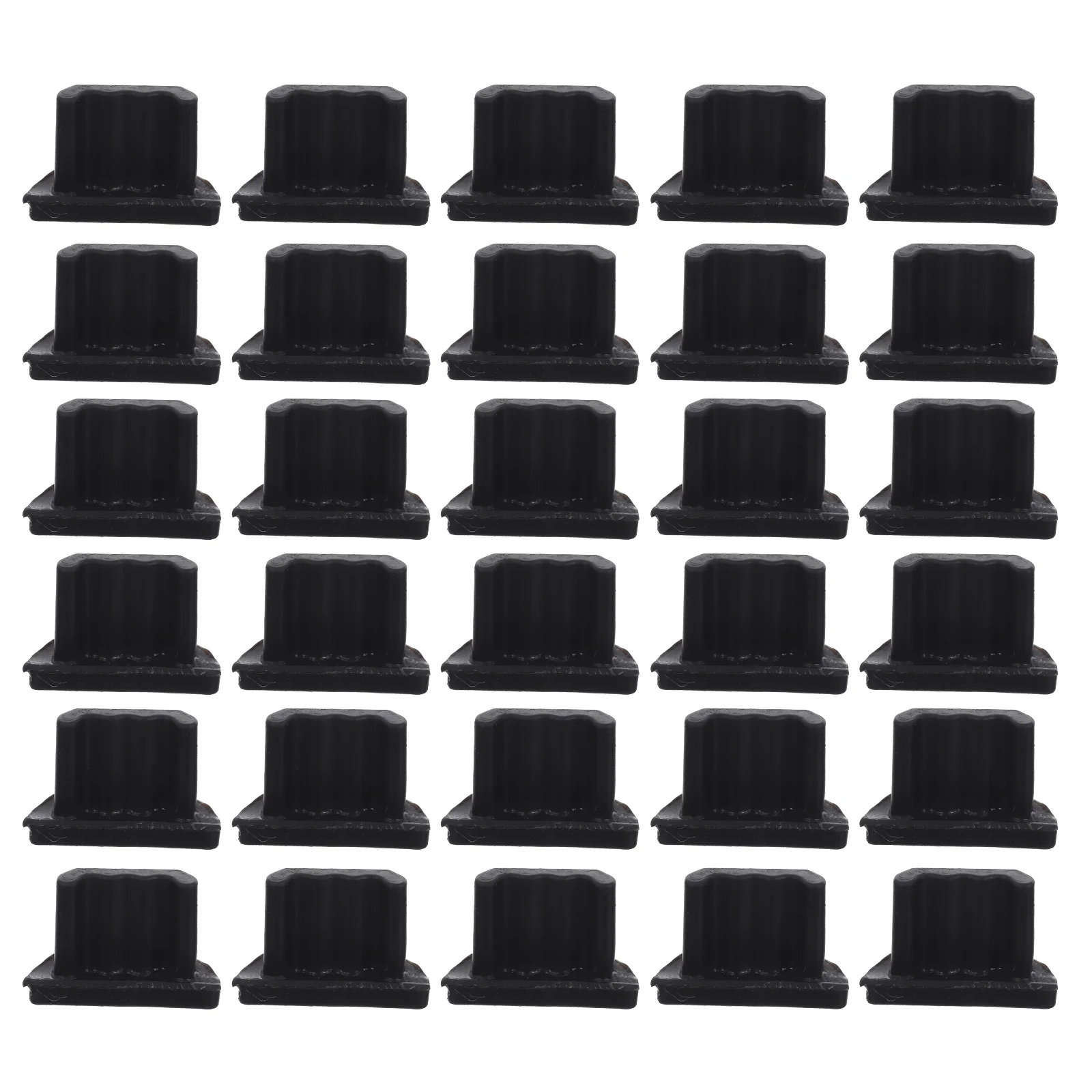 65 Pcs Dust Plugs USB -dust Stopper for Port Cover Laptop Micro Replacement Caps Silica Gel