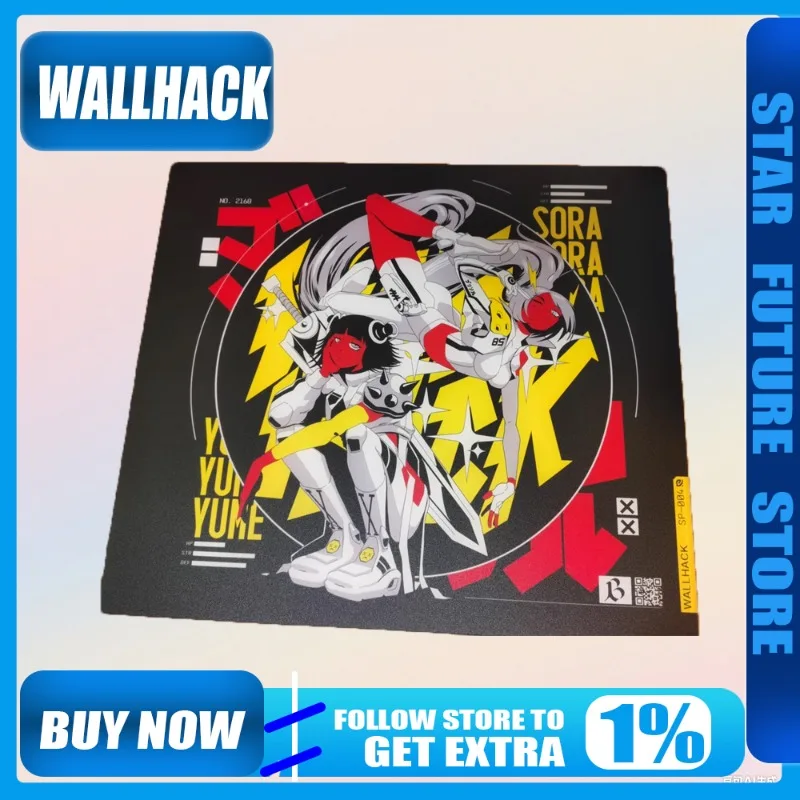 

WALLHACK ARCADE TWINS Стеклянный коврик для мыши Копия Обновление с покрытием Праймер с полным покрытием Игровой большой настольный коврик Коврик из закаленного стекла на заказ