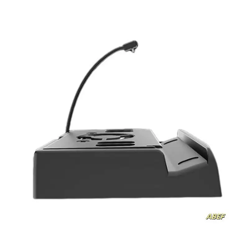 Rog Ally / Steam Deck용 6-in-1 도킹 스테이션 (기가비트 이더넷, 4K@60Hz, 60W PD 포트, 3개의 USB 3.0 포트, 쿨링 팬 포함)