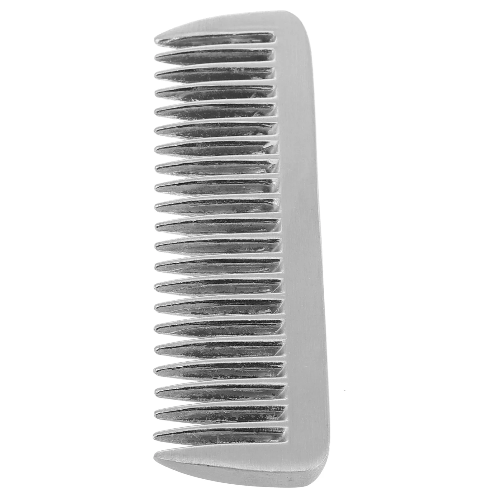

Aluminum Metal Dog Fine Tooth For Removal Polished Surface Pet Horse Cat Grooming Tool Fine For Hair Dandruff Pet Grooming Dog
