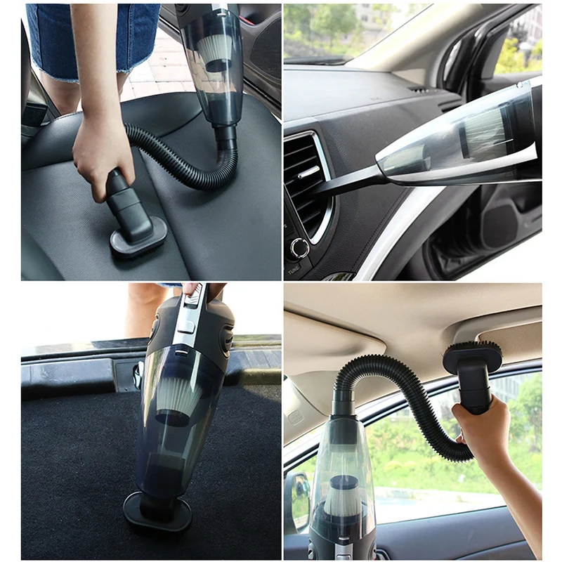 Mini Auto Vacum Cleaner 120W Cordless Hand Held Vacuum Cleaner Wireless Portable Fast Charging Vacuum Cleaner Car Accesories