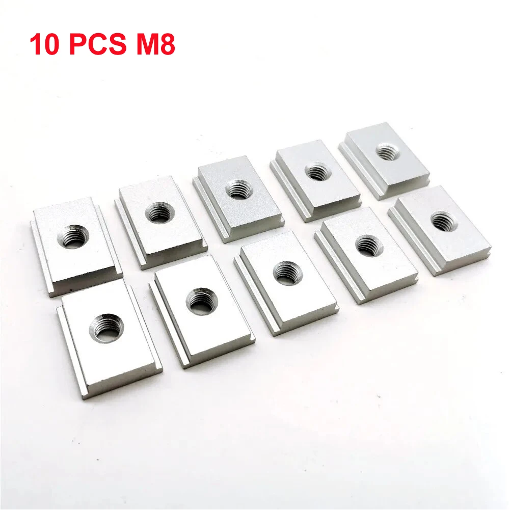 M6 M8 T-slot Nut Aluminum Alloy Slot Nut DIY Woodworking Drill Press Table Easy To Operate Table Saw Extension