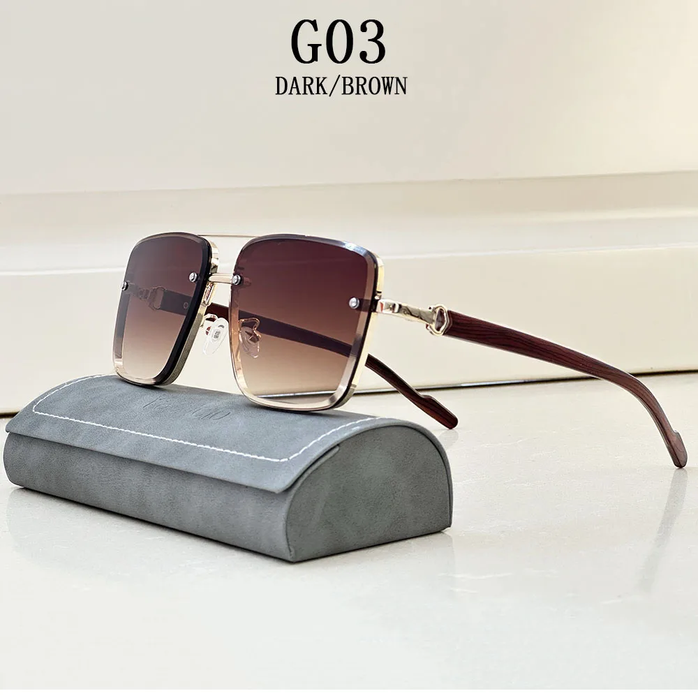 Neue Quadratische Sonnenbrille Für Männer Vintage Outdoor Sonnenbrille Oculos Designer Holz Gläser Sonnencreme Sonne Lentes Dropshipping Gafas – Detail 8