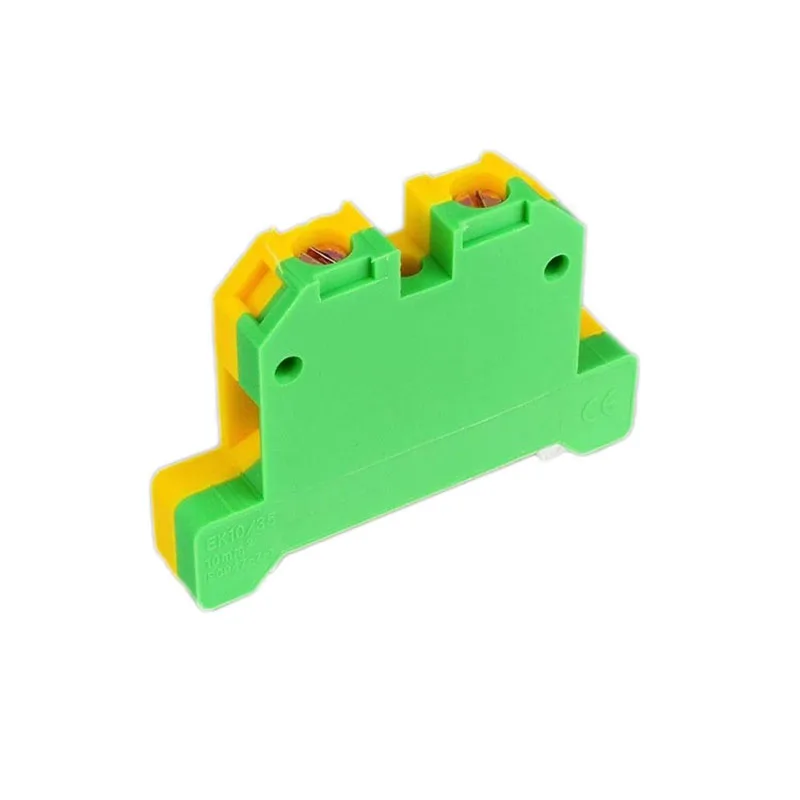 

10PCS EK 2.5/35 EK 6/35 EK 10/35 Universal DIN Rail Mounted Terminal Blocks Screw Type Connector Electrical Crimp Terminator