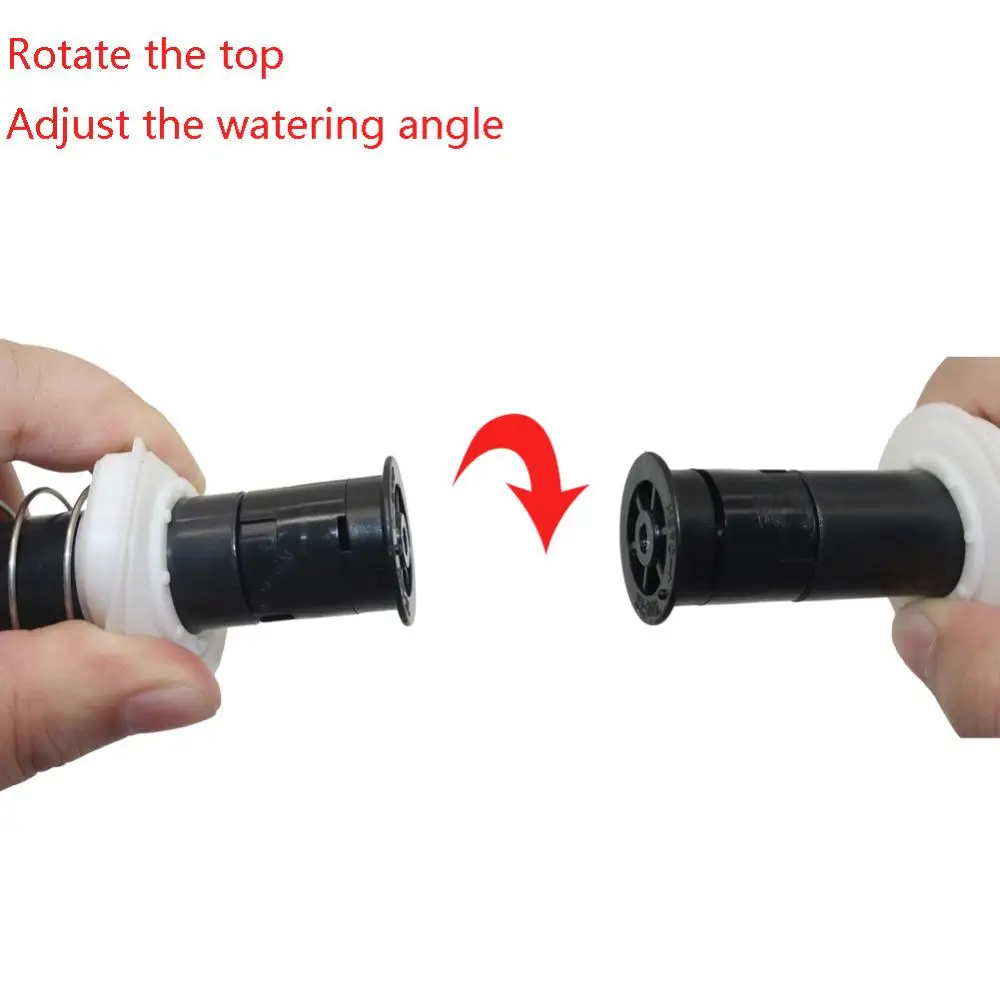 Boquillas de riego para césped de jardín, aspersores con resorte, rosca interna ajustable, 25 ~ 360 grados, 1/2 pulgadas, 1 unidad