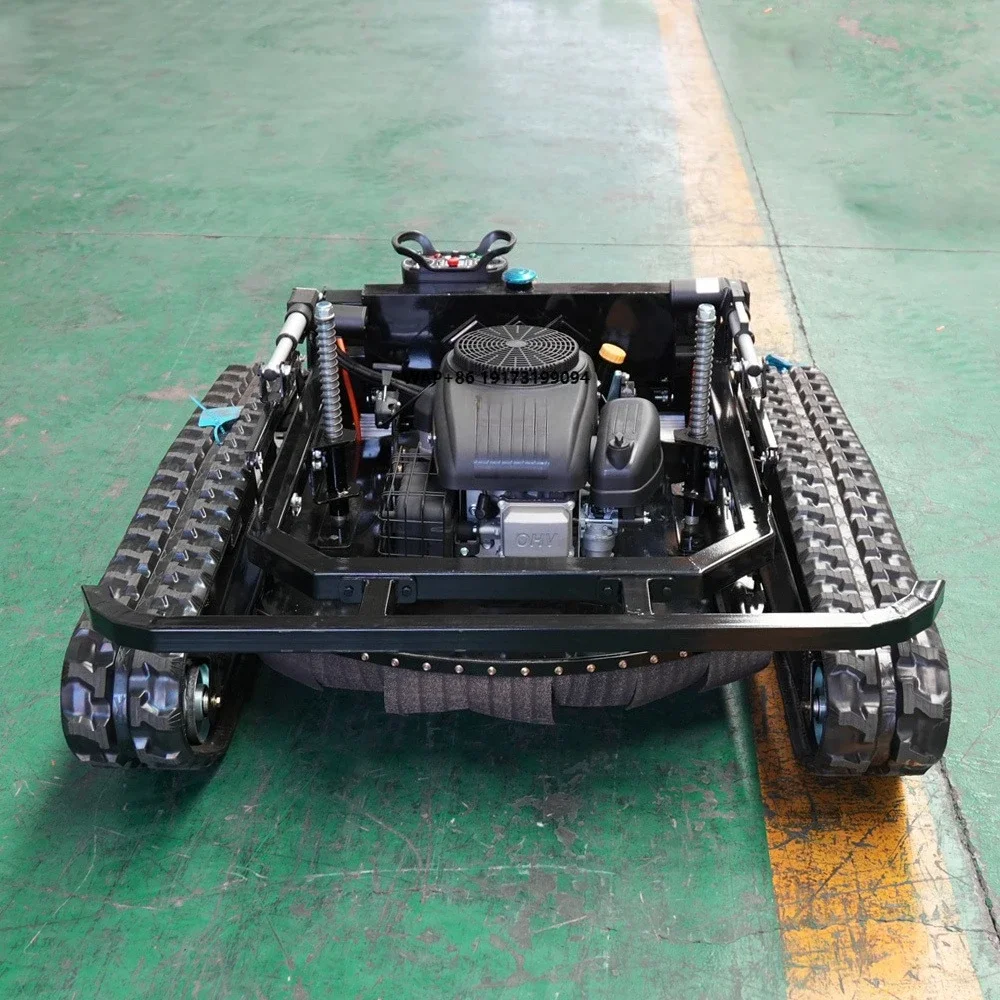 Mowers 800mm Four-stroke All-terrain Automatic Remote Control Robot Lawn Mower Intelligent Crawler Lawn Mowers