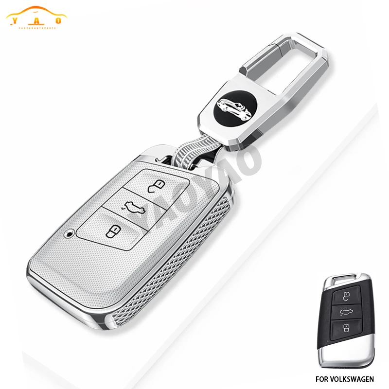 

NEW ABS Car Remote Key Case Cover Shell Fob For Skoda Superb A7 Kodiaq For VW Magotan Passat B8 VW Golf Gte TIGUAN MK2