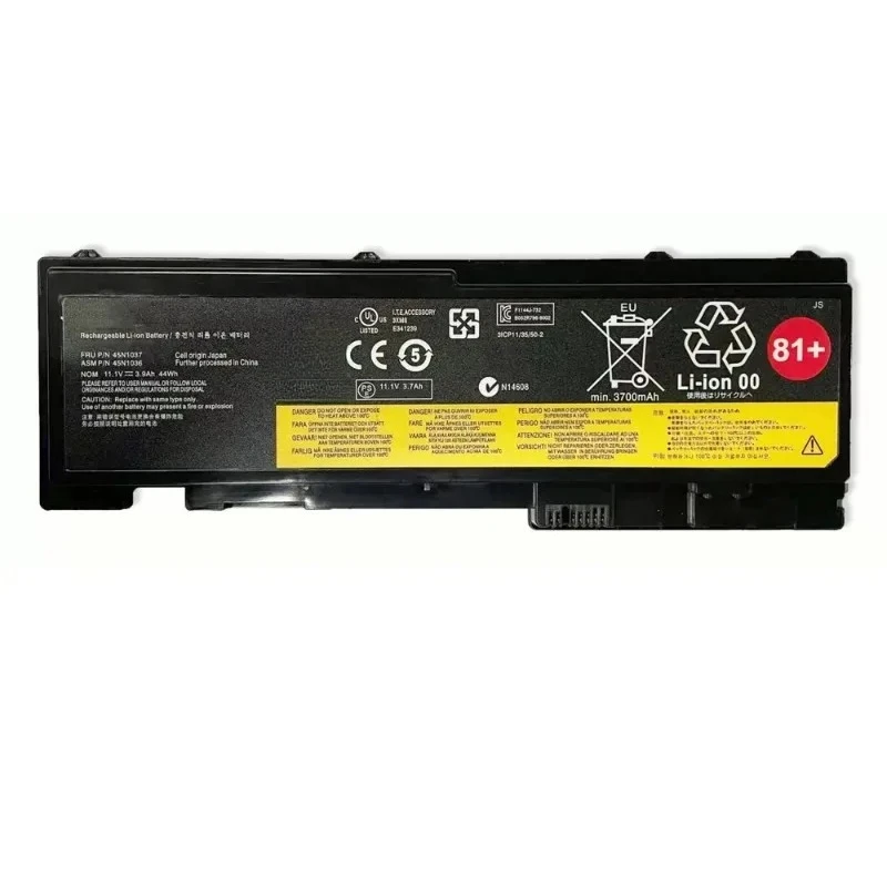 New 45N1039 11.1V 44Wh 3900mAh Battery for Lenovo ThinkPad T420s T430s T420si T430si 45N1036 45N1037 High Quality Laptop Battery