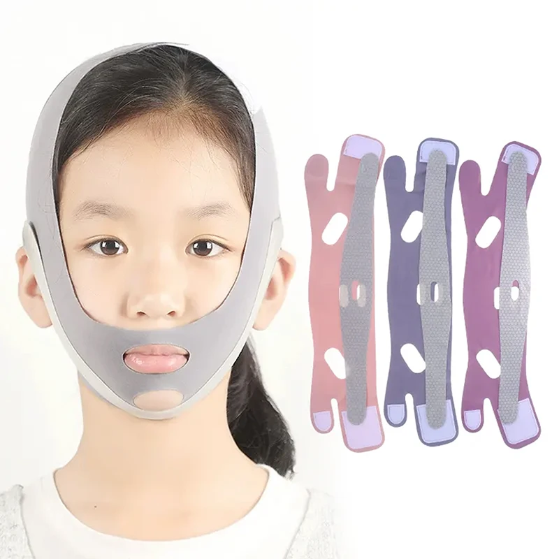 

Дети для сна, защита от открытия рта, предотвращение открытия рта, V-образная повязка для лица, маска для лица, подтяжка, коррекция, зимние привычки