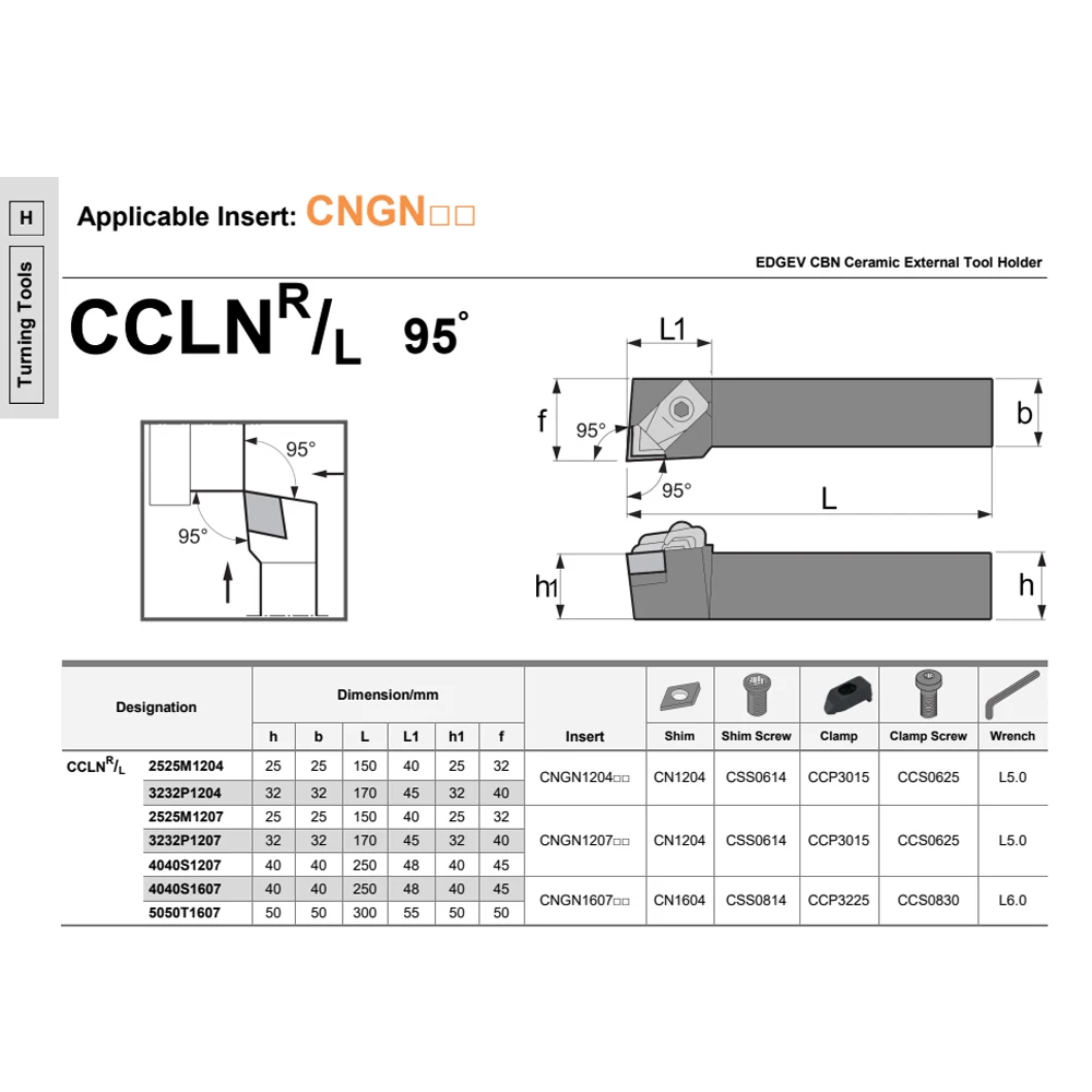 EDGEV Drehen Werkzeug Halter Teile Clamp und Schraube Für C Typ oder D typ werkzeughalter