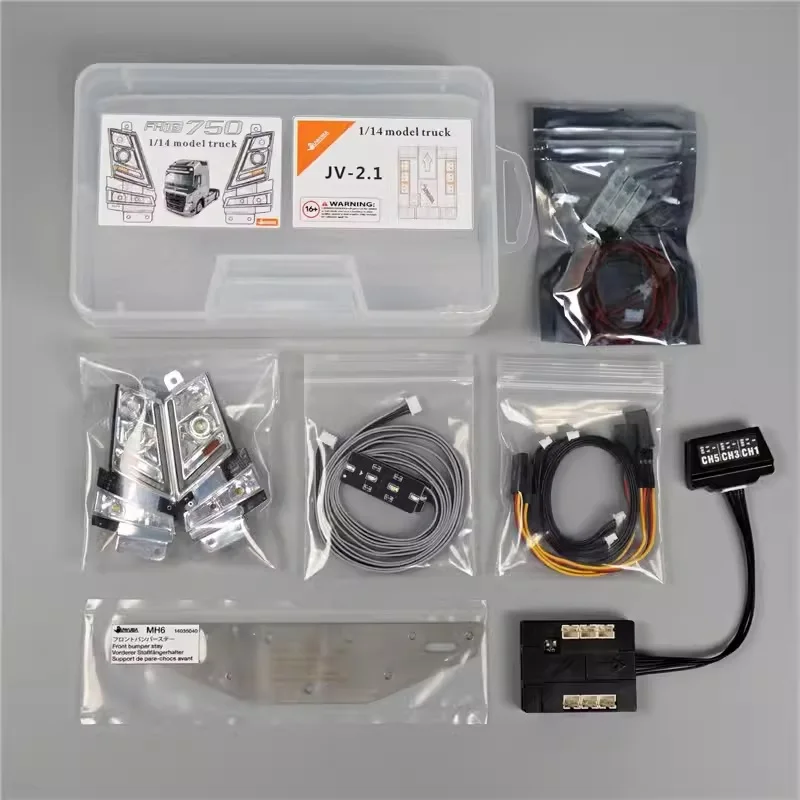 

1:14 масштабная система имитации освещения, группа водяных ламп для радиоуправляемого самосвала Tamiya VOLVO F16 750 56360, модель автомобиля, детали для самостоятельного изготовления